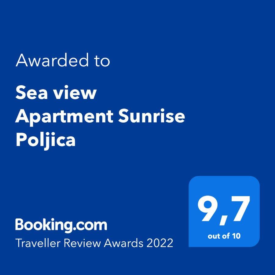 Sea View Apartment Sunrise Poljica & Blue Lagoon Rent A Boat Exteriér fotografie